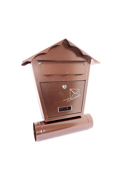 damech Mailbox, , With Newspaper Slot, Copper, B5 Format, 37x10.5x46 Cm
