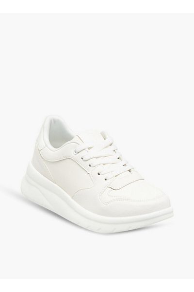 Flora Bella by Shoexpress Women's Panelled Lace-Up Sneakers
