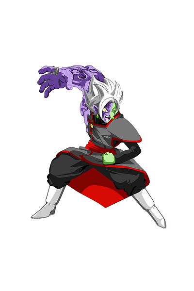 INOVATIX Set of 8 pieces, Sticker Dragon Ball Zamasu nerve force, INOVATIX®. 6 cm