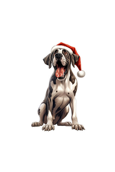 INOVATIX Σετ 8 τεμαχίων, Αυτοκόλλητο Γερμανικού Ποιμενικού με Χριστουγεννιάτι...