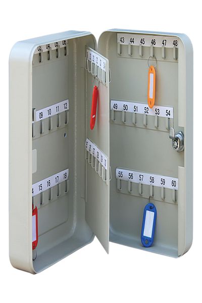 HONEYBEE Lockable Door Durable Powder Coated Finish 60 Sturdy Hooks Key Box