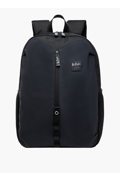 Lee Cooper Logo Detail Backpack with Adjustable Shoulder Straps - 15x50x33 cm