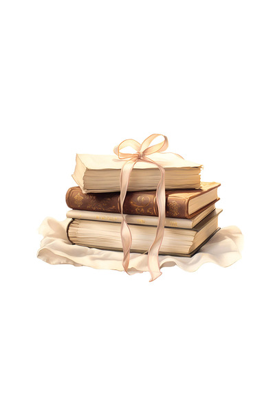 INOVATIX Set of 8, Vintage Book Stickers, INOVATIX®. 6 cm
