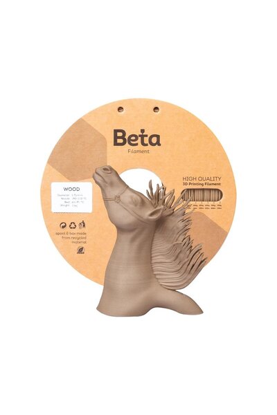 Beta Filament Beta PLA+ Filament Dark Wood