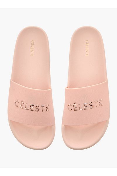 Celeste Women's Logo Detail Slip-On Slides