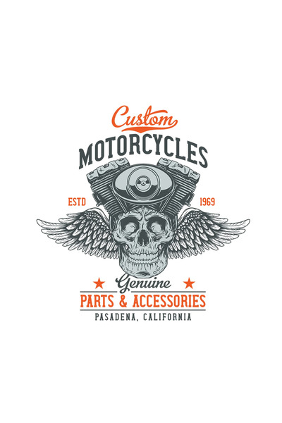 INOVATIX Σετ 8 τεμαχίων, Αυτοκόλλητο Custom Μοτοσικλετών, INOVATIX®. 6 εκ.