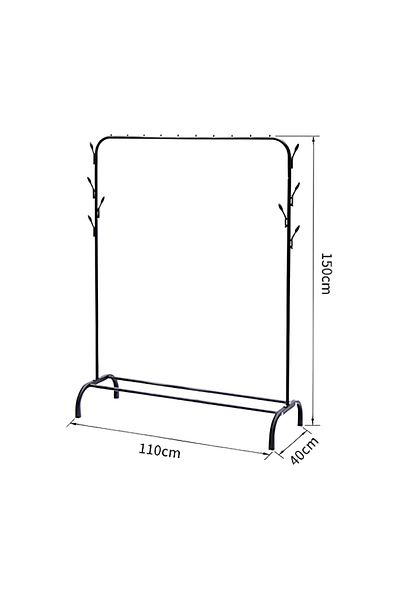 Calivita Livit clothes organizer, metal, white, 150x110x40 cm