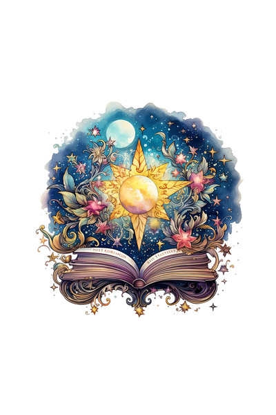 INOVATIX Set de 8 piese, Carte cu stickere și stea magică, INOVATIX®. 6 cm