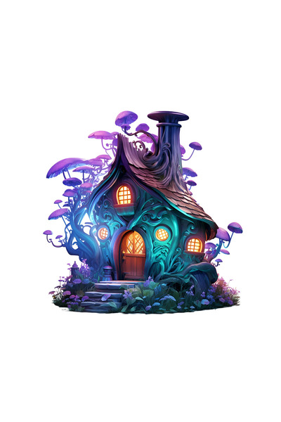 INOVATIX Set of 8 pieces, Magic House Sticker, INOVATIX®. 6 cm