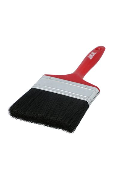 ACE Natural Blend Plastic Handle Flexible Flagged Bristles Paint Brush Multicolor 4inch