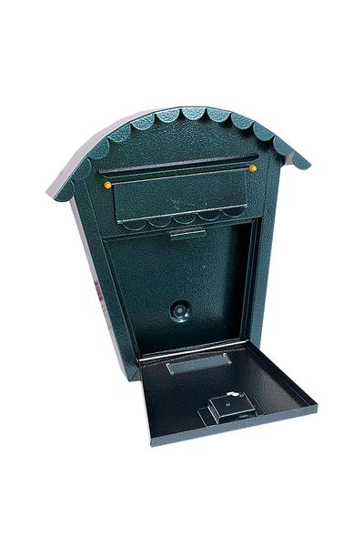damech Mailbox, Green, B6 Format, 29x7.5x29.5 Cm,