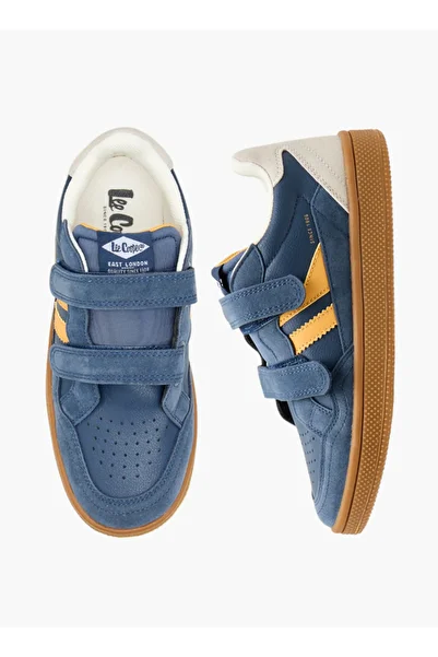 Lee Cooper Boys' Colourblock Sneakers with Hook and Loop Closure