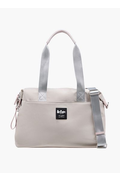 Lee Cooper Women's Logo Applique Tote Bag with Zip Closure