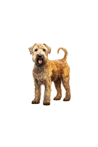 INOVATIX Set de 8 bucăți, autocolant pentru câini cu blană moale Wheaten Terr...