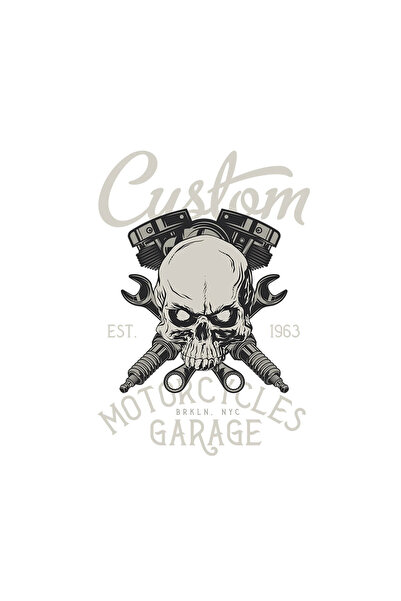 INOVATIX Set de 8 piese, Autocolant garaj motociclete personalizate, INOVATIX...