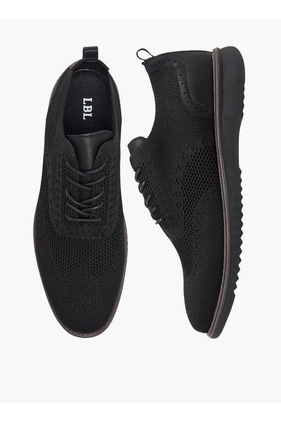 LBL by Shoexpress Men's Mesh Detail Lace-Up Sneakers