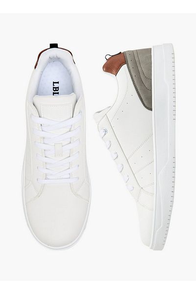 LBL by Shoexpress Men's Panelled Lace-Up Sneakers