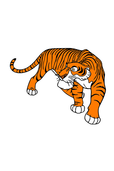 INOVATIX Σετ 8 τεμαχίων, Αυτοκόλλητο The Jungle Book Shere Khan Attacks, INOV...