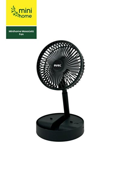 MiniHome Şarjlı Katlanılabilir Mini Fan Masa Üstü Vantilatörü Usb Soğutucu Sessiz El Fanı