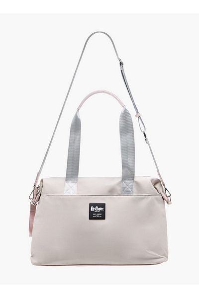 Lee Cooper Women's Logo Applique Tote Bag with Zip Closure