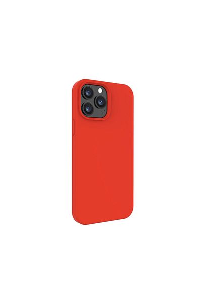 lemontti iPhone 13 Pro Case Lemontti Liquid Silicon Red
