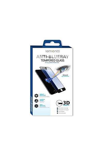 lemontti Folie iPhone 12 Pro Max Sticla Anti-BlueRay Black