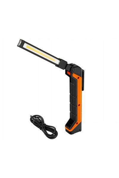 richmann exclusive Work lamp/torch 2 W + 1 W LED, with magnet, 230V/5V USB, 800 mAh battery, RICHMANN EXCLUSIVE