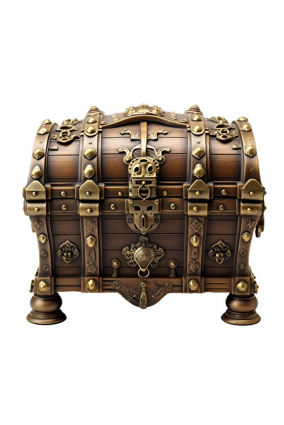 INOVATIX Set de 8 piese, autocolant cufăr din lemn, INOVATIX®. 6 cm