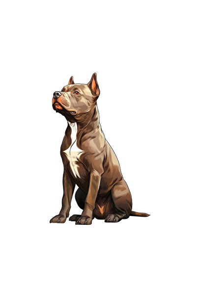 INOVATIX Σετ 8 τεμαχίων, Αυτοκόλλητο Σκύλου Staffordshire Bull Terrier, INOVA...