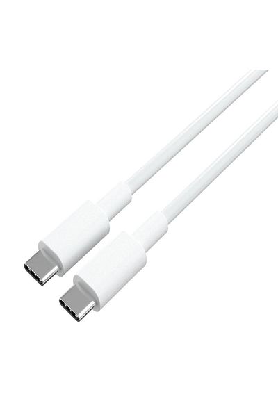 lemontti Cable Fast Charge Type-C to Type-C, PD, 100W, 1.2m, White