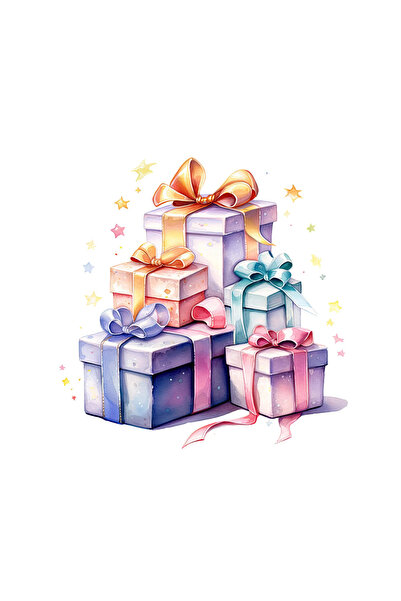 INOVATIX Set de 8 autocolante colorate pentru cutii de cadou, INOVATIX®. 6 cm