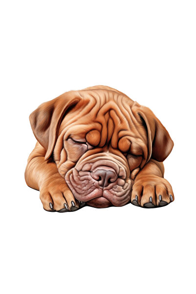 INOVATIX Σετ 8 τεμαχίων, Αυτοκόλλητο Dogue de Bordeaux, INOVATIX®. 6 εκ.