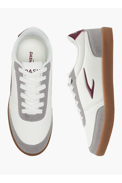 Dash Women's Logo Detail Sneakers with Lace-Up Closure