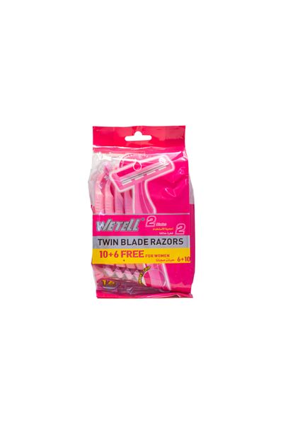 WETELL PURE 2 Razors for Women 10+6 PC