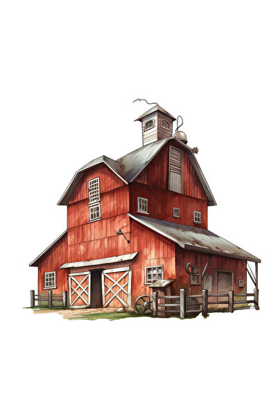 INOVATIX Σετ 8 τεμαχίων, Αυτοκόλλητο Φάρμας Ζώων, INOVATIX®. 6 εκ.