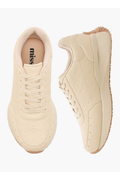 Missy Women's Monogram Embossed Lace-Up Sneakers