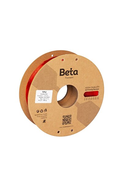 Beta Filament Beta TPU 95A Filament Transparent Red