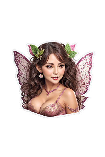 INOVATIX Set de 8 piese, autocolant față de fluture Bella, INOVATIX®. 6 cm