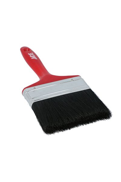 ACE Natural Blend Plastic Handle Flexible Flagged Bristles Paint Brush Multicolor 4inch