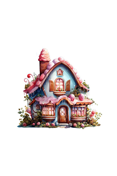 INOVATIX Set de 8 piese, autocolant Casă de înghețată, INOVATIX®. 6 cm