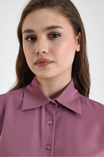 FİDEY Copy - Women's Shirt Dubai Satin
