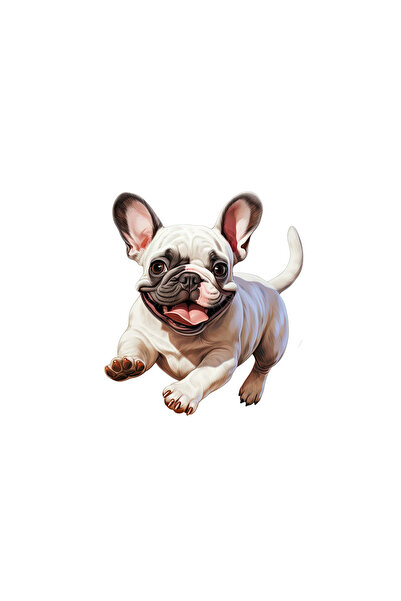 INOVATIX Σετ 8 τεμαχίων, Αυτοκόλλητο Γαλλικού Μπουλντόγκ για Τρέξιμο, INOVATI...