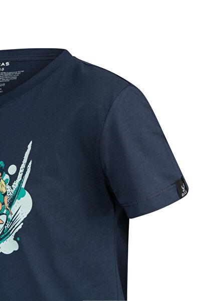 2AS Παιδικό μπλουζάκι Aja με στάμπα Navy Blue 216