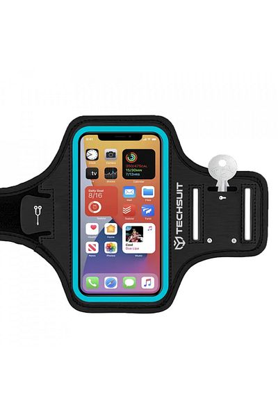Techsuit Husă de telefon pentru alergare, max. 6,8" - Techsuit (TH20) - Albastră