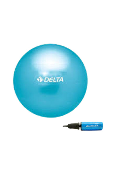 Delta كرة بيلاتيس مقاس 55 سم باللون الأزرق