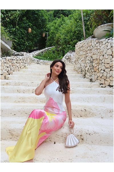 ESRAHELVACI Φόρεμα EH Collection με μοτίβο Floral