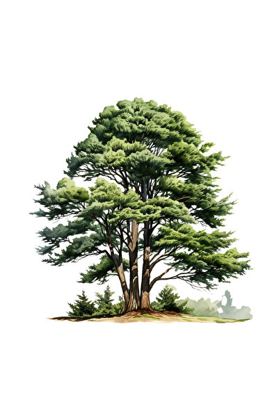 INOVATIX Set de 8 piese, autocolant brazi în pădure, INOVATIX®. 6 cm