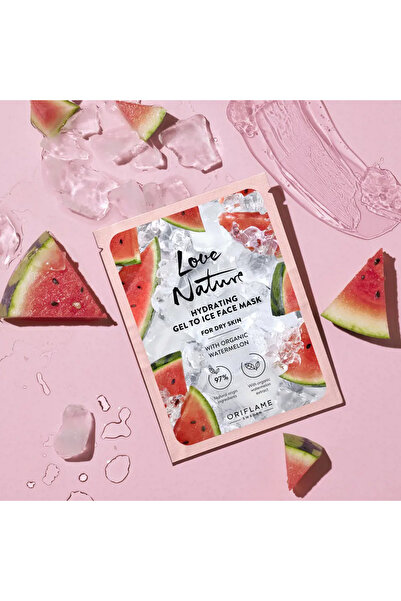 Oriflame LN Organik Karpuzlu Nemlendirici ve Ferahlatıcı Etkili Jel Yüz Maskesi