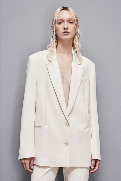 Patrizia Pepe JACĂ OVERSIZE - PATRIZIA PEPE - 40, CREM