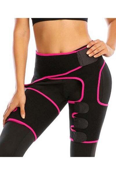 HALAMODO Women Low Waist Thigh Trimmer Neoprene Sweat Shapewear 25x4x15cm